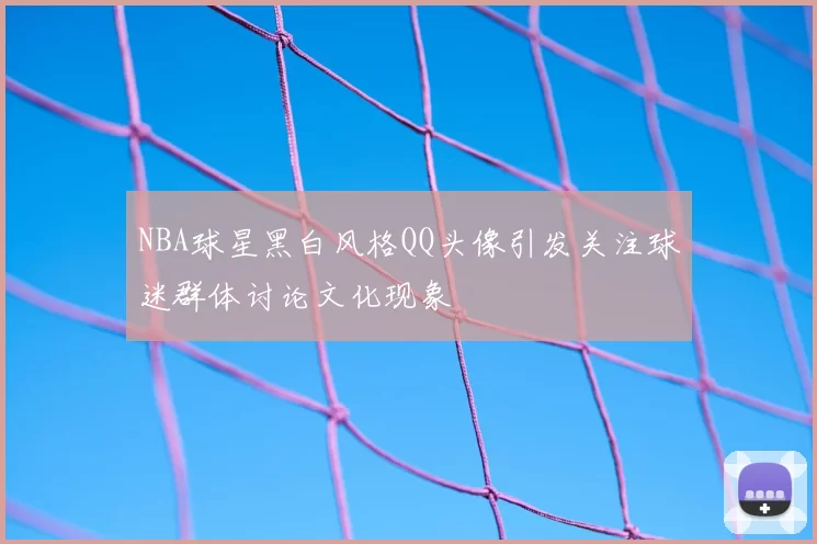 NBA球星黑白风格QQ头像引发关注球迷群体讨论文化现象