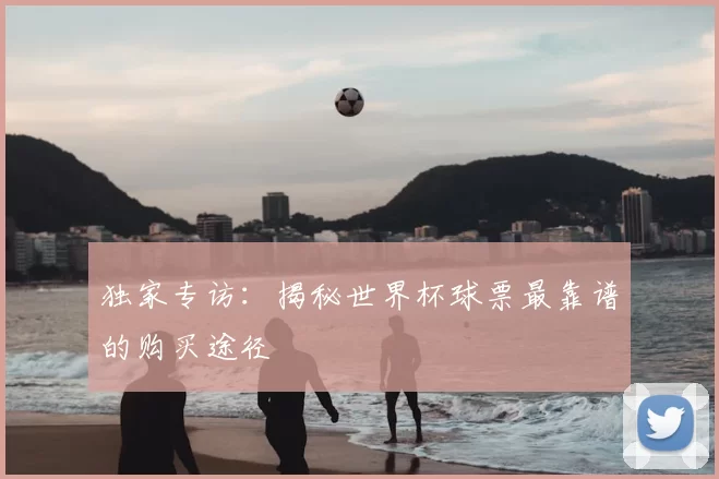 独家专访：揭秘世界杯球票最靠谱的购买途径